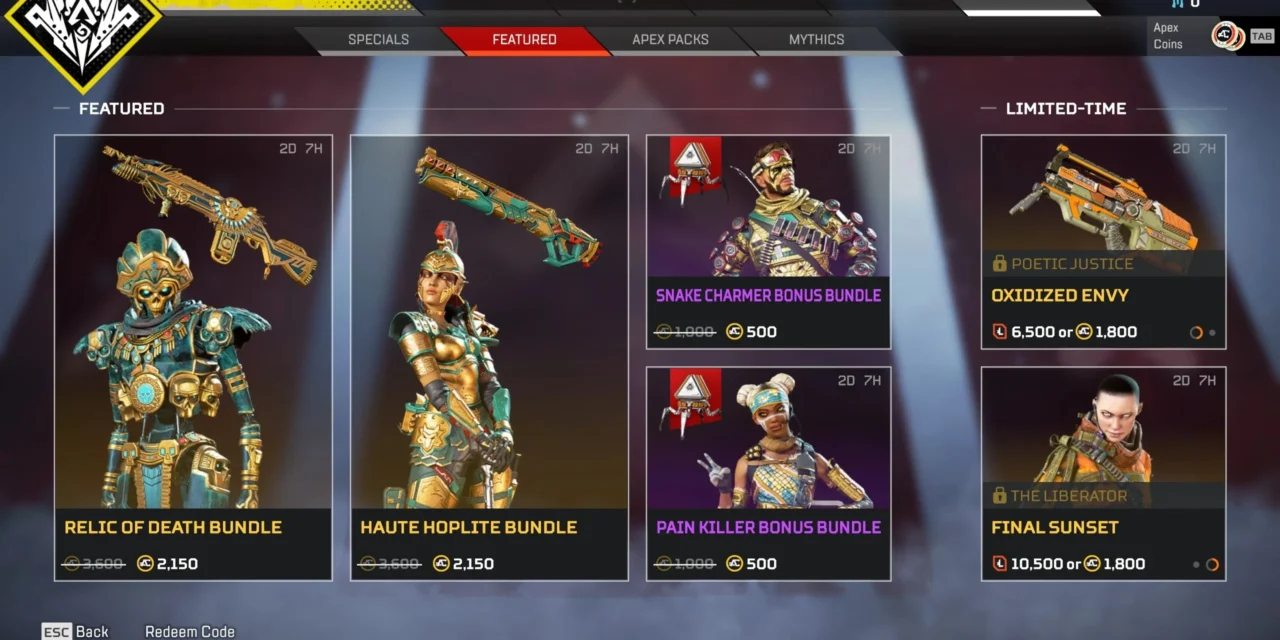 Apex Legends Shop – Check Apex Store On Your Phone