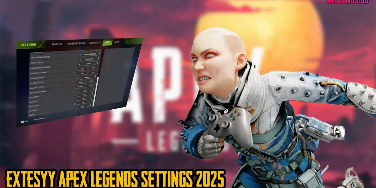 Ecstasy’s Apex Legends Settings – Controller, Sensitivity, and Setup