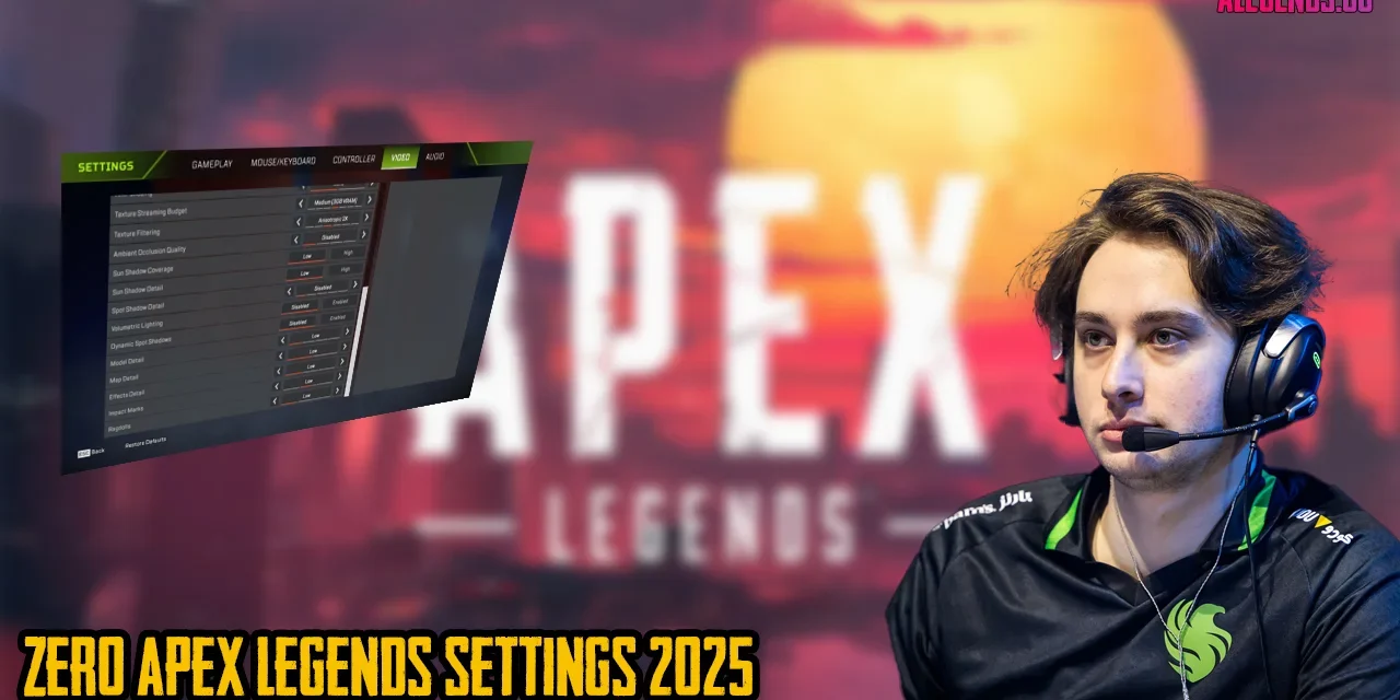 Zer0’s Apex Legends Settings – Sensitivity, Setup & Gear