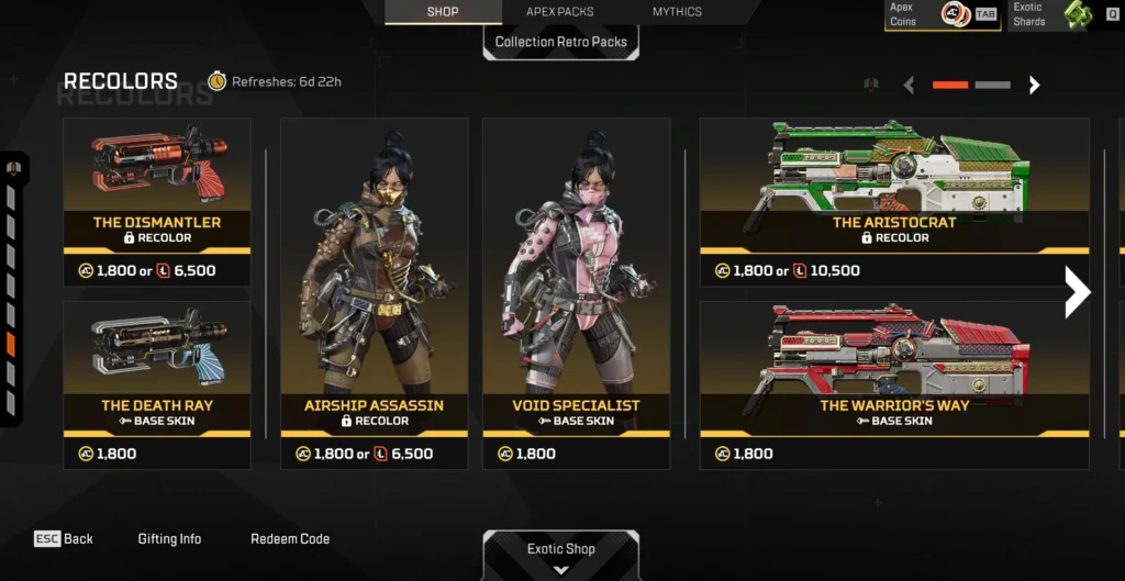 Apex Legends Store Update – July 15: Haute Shot Milestone Event, Retro Skins - Shop - ALegends Apex Legends Store Update – July 15: Haute Shot Milestone Event, Retro Skins - Shop - ALegends