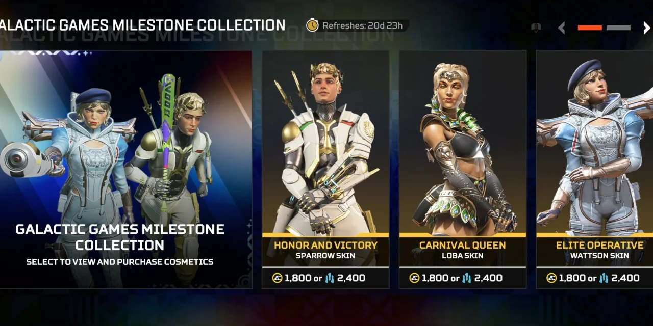 Apex Legends Galactic Games event skins and Bat Heirloom recolors now available Apex Legends Galactic Games event skins and Bat Heirloom recolors now available